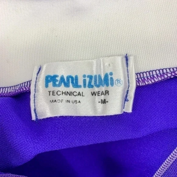 🎉Pearl Izumi Purple & White Bike Shirt w/ Pockets - Picture 5 of 7